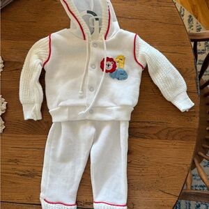 Panda Bear Two-Piece Hoody Set